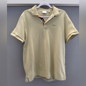 Burberry sage green Polo Shirt